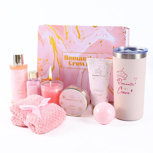 Kit Presente Spa Feminino com Copo Térmico e Aromaterapia, para Aniversário